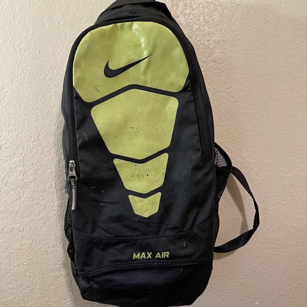 Nike Max Air Neon Green and Black Backpack